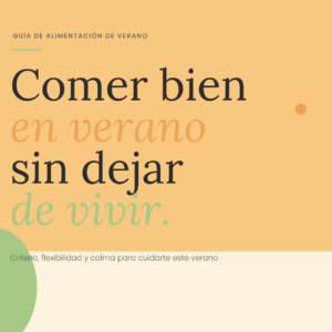 Guía alimentación de verano